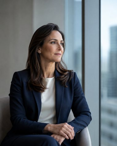 Mulher em atendimento jurídico sobre divórcio
